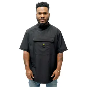 Barber Smock- Old New York- Black Barber Smock- Old New York- Black