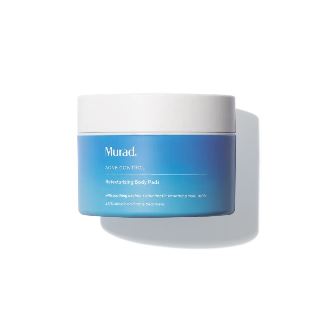 Murad Retexturizing Body Pads - Mild Body Care Cleansing Pads with Exfoliating Acids, Apply Daily for Smooth Skin