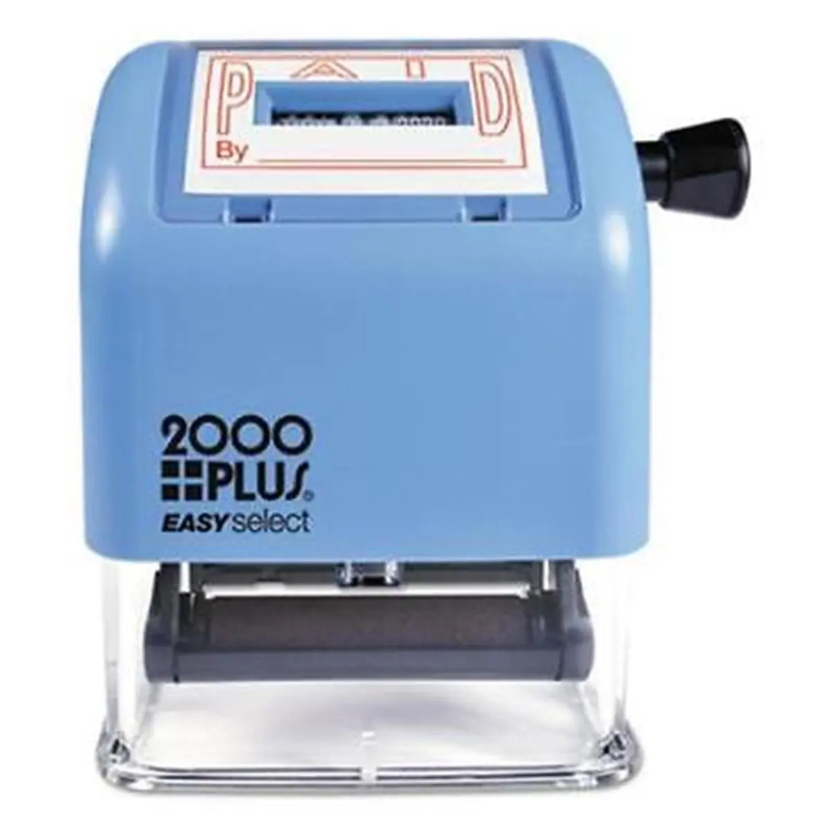 Consolidated Stamp  2000 Plus Easy Select Dater - Paid & Date- Red