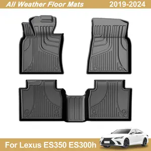 Car For Lexus ES350 ES300h 2019-2024 Floor Mats Liners Rubber Carpet All Weather