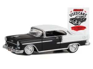 Greenlight 1955 Chevrolet Bel Air Lowrider Busted Knuckle Garage Series 2 Diecast 1:64 Scale Model 39120C Highly Detailed Officially Licensed