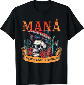 Mana En Vivo Tour Shirt – Latin Rock T-Shirt for Fans, Rock en Español Vintage Mana Shirt