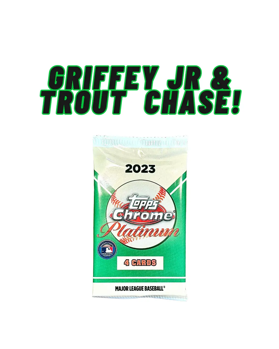 GRIFFEY JR & TROUT CHASE! 2023 Topps Platinum Anniversary Blaster Pack