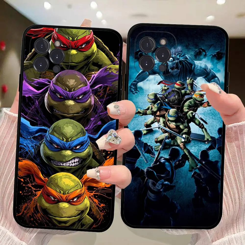 Fashion Movie N-Ninja Cartoon T-turtle Phone Case for IPhone 17 16 14 15 13  12 11 Pro Max Plus Samsung Galaxy S26 S25 S24 S23 S22 Silicone Soft Cover -  TikTok Shop