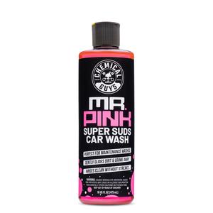 Chemical Guys Mr. Pink Car Wash Soap - High-Foaming, pH-Balanced Formula with Polymers & Surfactants, Paint-Safe Dirt Removal, Minimizes Scratching, Ideal for Weekly Wash, Car Cleaning Agent, Car Detailing Products
