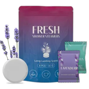 Lavender Eucalyptus Shower Steamers Aromatherapy Shower Bombs Stress Relief Spa Day Essential Oil Aromatherapy Self Care Gift Relax Unwind Clear Sinus Sleep Aid