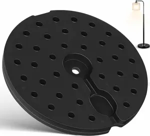 Weighted Floor Lamp Base 9.17 Inch Heavy Duty Replacement Lamp Base Accessory for Stable Floor and Desk Lamps