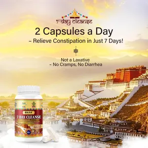 Magic 7 Day Cleanse | Gently Cleanse Intestines & Relieve Constipation | Support Gut Health & Bloating Natural Aid | 2 Capsules a Day | Healthcare Edible