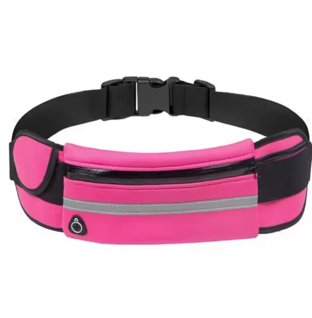 Reflective Jogging Bag Running Belt with Compact Bag for Enhanced Visibility & Safety during Low-Light Conditions Ideal for Runners Compact and Practical Design Orange Reflective Strap