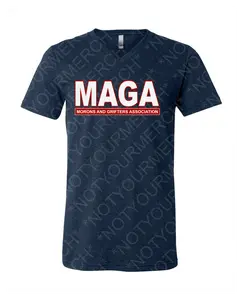 MAGA (Morons and Grifters Association) V-Neck – Satirical Anti-Trump Tee