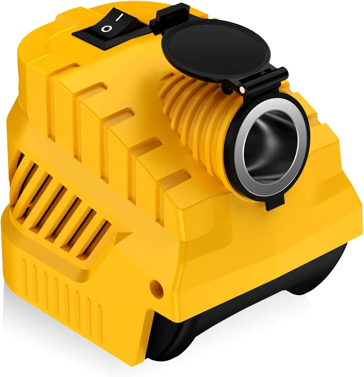 Dewalt 20V to 12V Step-Down Converter Adapter, 240W Power Supply for 18V/20V Battery, Car Cigarette Lighter Socket for Vehicle Devices, USB/USB-C Charging Ports, Outdoor Activities Use, Batteries Packed Separately, Abs