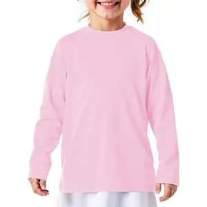 Boys Long Sleeve Rash Guard Swim Shirt UPF 50+ UV Protection Sun Shirt for Toddler Kids Outdoor Use