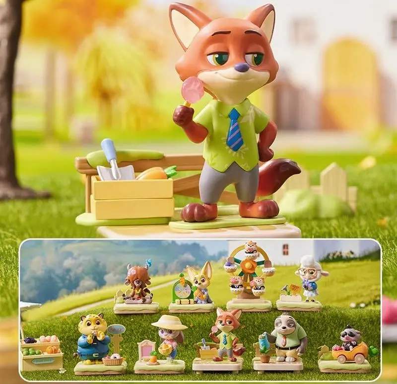 Disney Zootopia Autumn Manor Series Spooky Cute Blind Box Figurines,Cute Decorative Doll,Home & Office Decor, Ideal Gift for Fans Kids Everyone,Holiday Gifts,Birthday Gifts