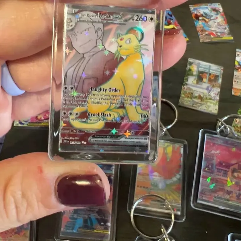 Keychain Collector Cards