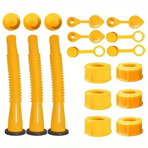 Durable Gas Can Spout Nozzle - Auto Repair Tools - Fits Most 1/2/5/10 Gal Oil Cans, Thickened Cap & Gasket For Easy Refueling