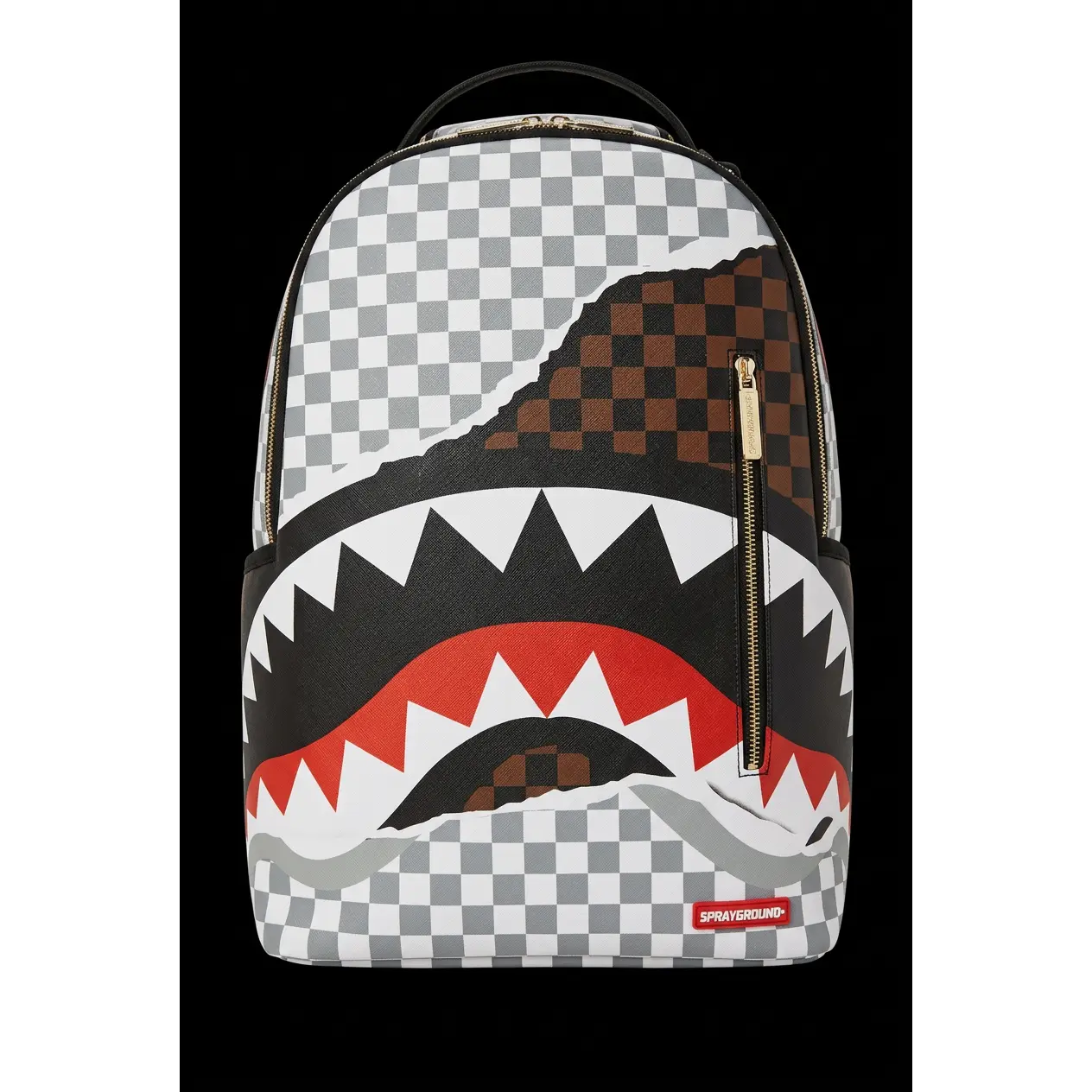 Sprayground Sharks In Paris Brwon and gray