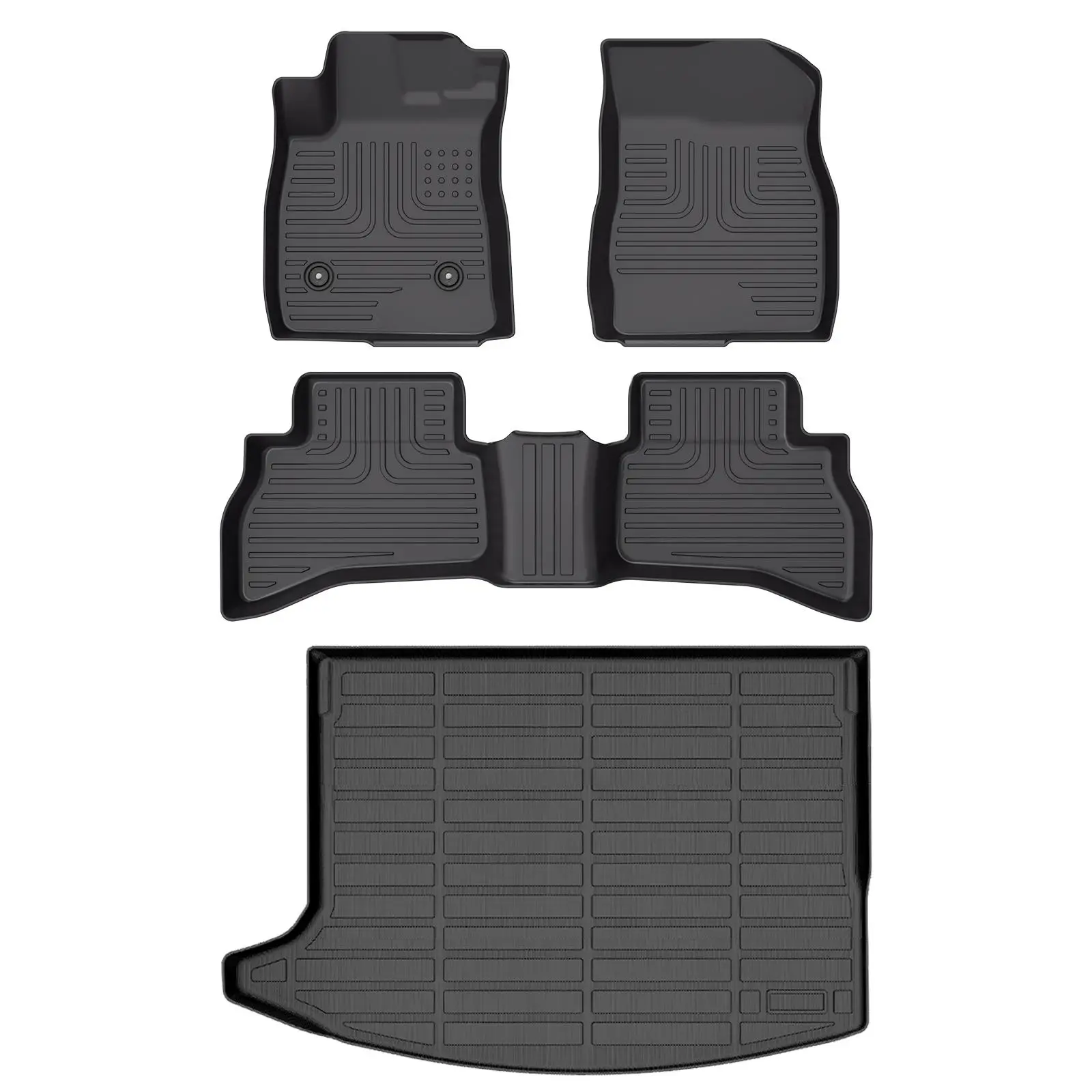 Depituu For Buick Encore GX AWD 2020-2026 Preferred | Select | Essence, 2024-2026 Sport Touring | Avenir, (Cargo Tray in Upper Deck Position) Floor Mats & Cargo Liners, All Weather Floor Mats,Waterproof Anti-slip Durable Floor Mats Car Accessories
