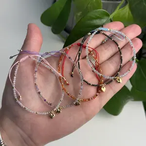 Adjustable Faceted Crystal Bracelets