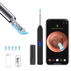 Visual Ear Picker Silicone Ear Wax Removal Kit with HD Camera, Ear Wax Removal Camera Kit, Ear Scoop, Gentle Design, Holiday Gift