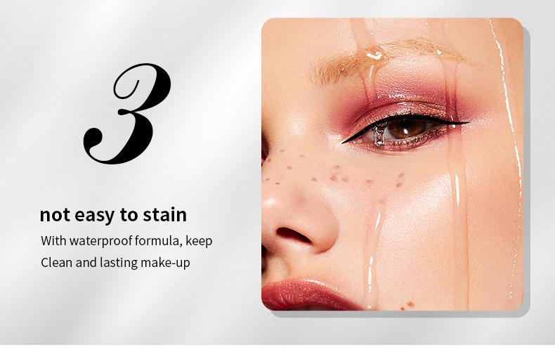 Long-lasting eyeliner -lightweight, waterproof,vegan,cruelty-free,24-hour smooth application,ultra- creamy and silky smooth texture.