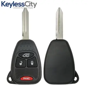 2004-2018 Chrysler Dodge Jeep / 4-Button Remote Head Key / OHT692427AA (AFTERMARKET)