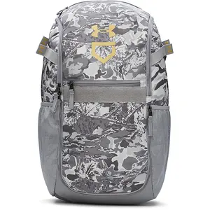 U Armour Utility Baseball Print Backpack Sport Grey / Gold