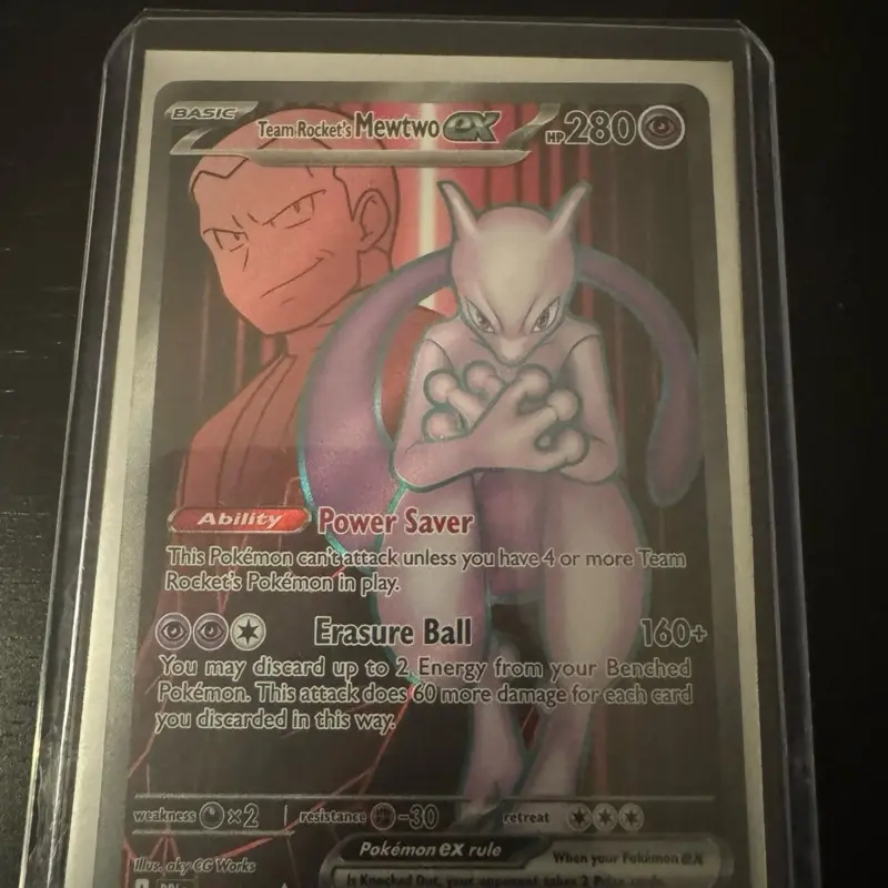 Team Rocket's Mewtwo EX 213/182 Destined Rivals - TikTok Shop