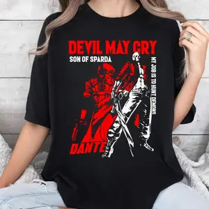 Devil May Cry shirt, Dante Devil May Cry Anime Sweatshirt, Hoodie