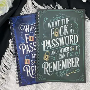 Compact Password Keeper Notebook - Portable Secure Fun with Smart Index & Cloud Backup FREE Stickers Included for All Ages - Travel-Ready Password Management for Teens Adults Parents Students