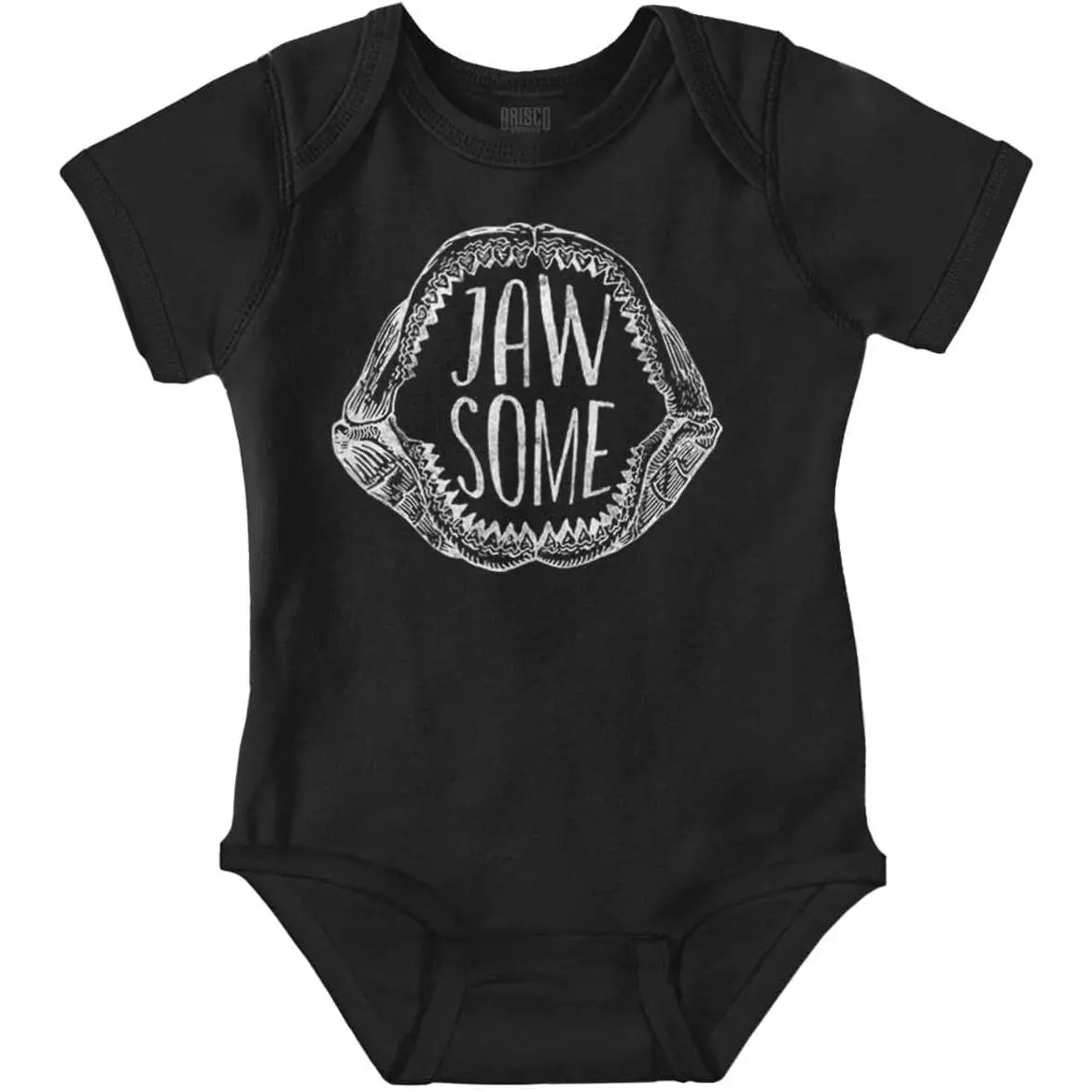 Funny Jaw Some Fish Skeleton Teeth Baby Romper Boys or Girls