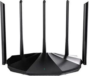 WiFi 6 AX1500 Dual Band Gigabit Router, Long Range with 5 High-Gain Antennas, WPA3, Parental Control