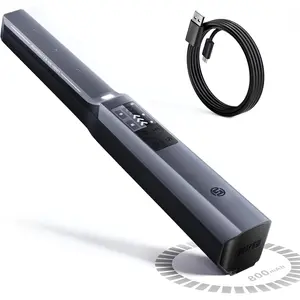 Metal Detector Pinpointer Rechargeable with LCD Screen – Adjustable Sensitivity, 4 Modes, IP68 Waterproof Handheld Metal Detector Wand for Adults & Kids – GD01