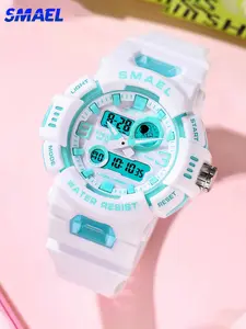 1 Piece Fashion Digital Watch with Date Display for Women and Girls, Casual Sporty Quartz Waterproof Wristwatch With Box, Fashionable Waterproof Watch