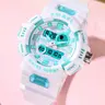 1 Piece Fashion Digital Watch with Date Display for Women and Girls, Casual Sporty Quartz Waterproof Wristwatch With Box, Fashionable Waterproof Watch, Casual Trendy Wristwatch, Fashionable Wristwatches