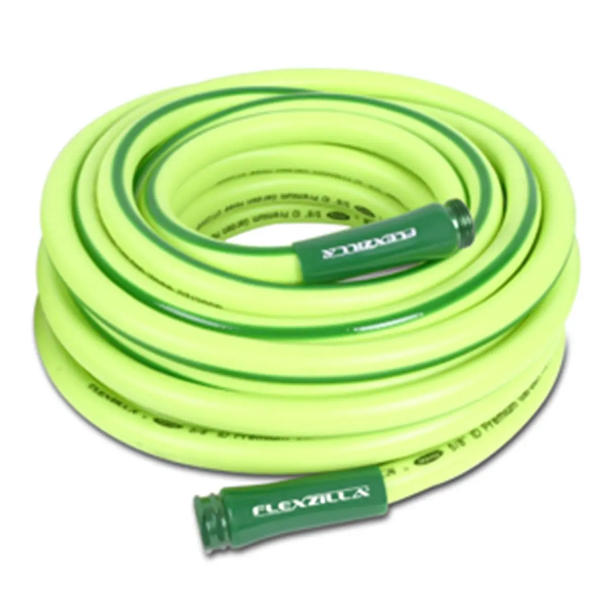 Flexzilla 75 Ft. Quick Release Garden Hose - Kink-Resistant, 150 psi, All-Weather Flex, Hybrid Polymer Construction, Ribbed Core Design, Outdoor, Abrasion Resistant, Burst 450 psi, Crush Proof Fittings