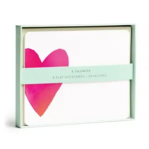 E. Frances Paper - Big Heart Flat Note Set