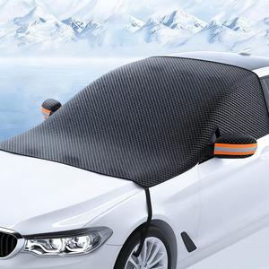 Car Windshield Snow Cover, All Season Windshield Cover, Windshield Snow Frost Ice Cover, Heavy Duty Windproof Waterproof UV Resistant, fit for Cars, SUV, Vans, Truck，46 * 60inch summerwins