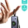 INIU P81 SnapGo Mini 5000mAh Power Bank Charger - 20W Fast Charging Dual Ports Battery Pack with Built-in USB-C Cable, Keychain, Lightweight LED Display, EDC Travel Accessory for Smartphone, Mobile Devices, Smartwatches, Earbuds, Cool Gadgets, Mens Gifts