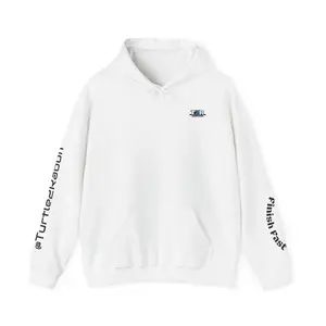 Turtle vs Rabbit Racing Illustration Hoodie | Start Slow Finish Fast sweatshirt