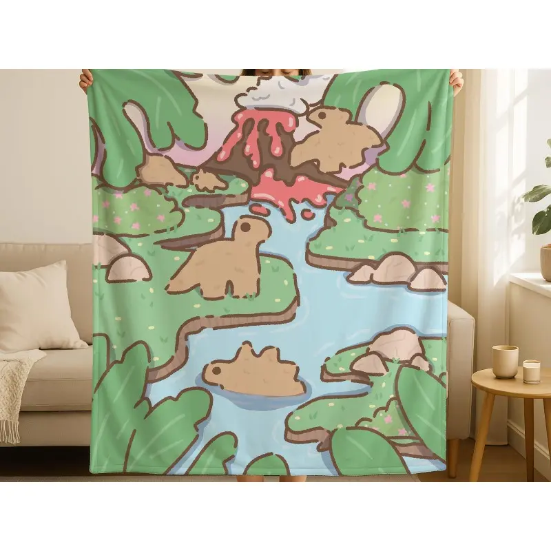 Dino Nuggets Throw Blanket, Silly Bedroom Decor, Autistic-Safe Food-Themed Textile, Neurodivergent Teen Gift, College Dorm Dopamine Accent, Blankets for Bedroom, Throw Blankets summerwins