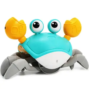 [walking pet toy]LED Music Dancing Crawling Octopus toddler birthday gift,gorgeous doll for boys birthday gift,summer pool accessories,tabby toy crab toy for children,interactive learning toy,tummy time funny toys,dancetoy toys for girls,