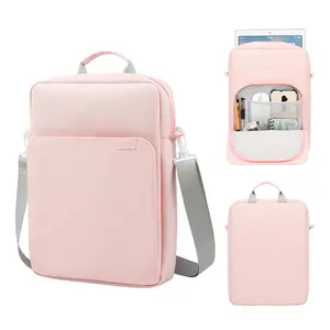Polyester Storage Bag for Outdoor Use, Crossbody Tablet Bag, Large Capacity Portable Business Tablet Handbag, Tablet Sleeve Pouch