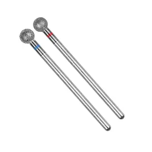 2 pcs 5 mm round nail drill bits accessories for professional and manicure use
