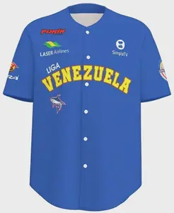 Limited Edition Venezuela Serie del Caribe 2025 Baseball Shirt Replica - Home Check Size: Show Your Team Spirit in Style!