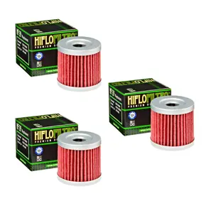 Hiflofiltro HF139 Oil Filter 3 Pack Arctic Cat 400 DVX & LTR450 LTZ400
