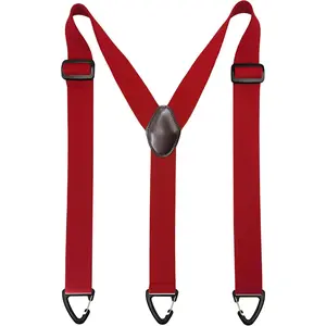 1.5 In Y Belt Loop Suspenders for Unisex Under Clothing with 3 Hooks.