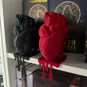 Anatomical Heart Vase - 3D Printed Sculpture - Multiple Options for Home or Office Decor - Desk or Library Decor