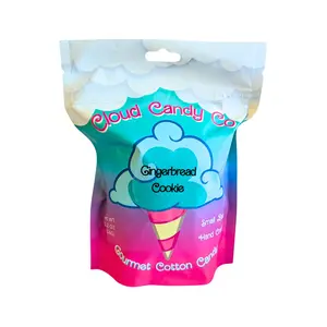 Gingerbread Cookie Flavored Cotton Candy - Sweet Snack Candy Bonbon