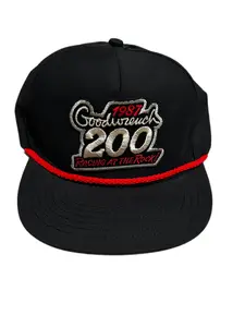 Vintage 1987 Goodwrench 200 NASCAR Rope Hat