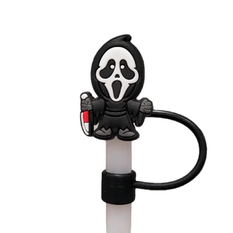 Ghost Face Horror Straw Topper
